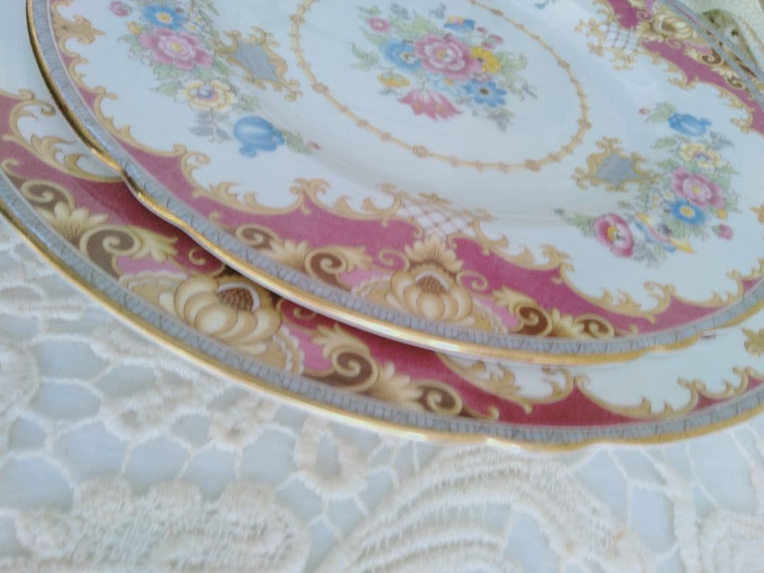 shellyシェリー　　ピンクシェラトンランチ＆ディナープレート