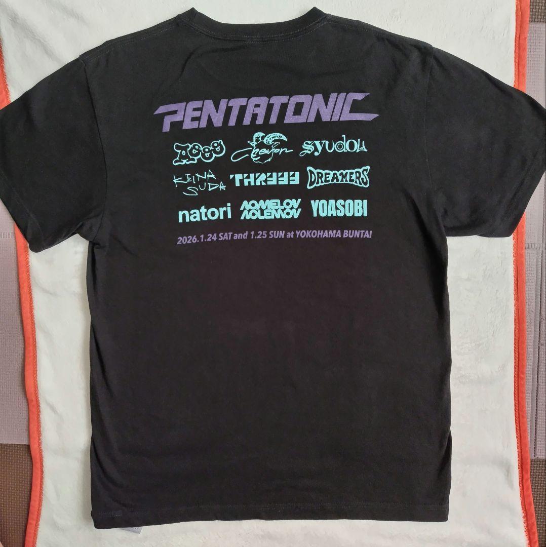 PENTATONIC　オフィシャルTシャツ　黒Lサイズ