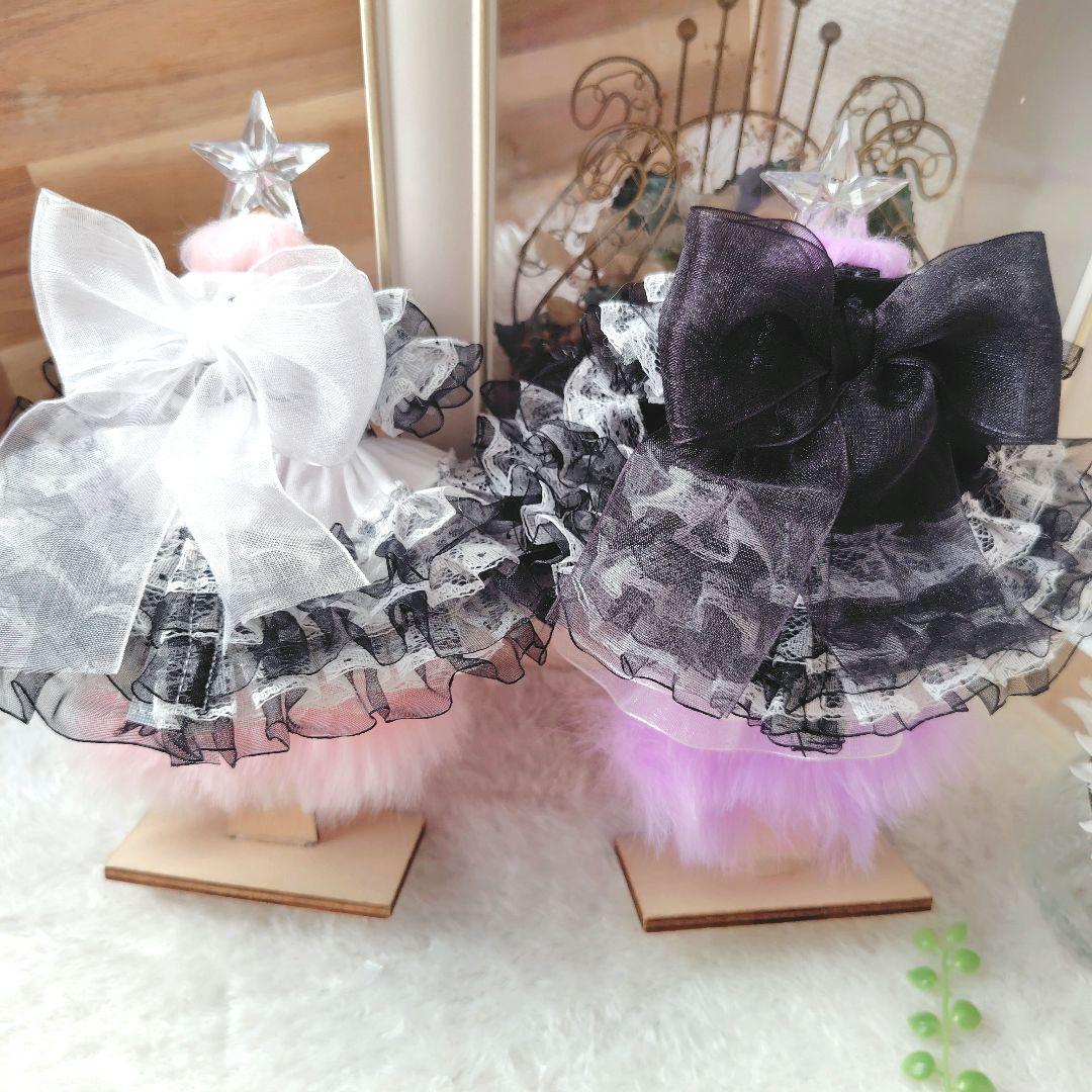 【特別セット】エプロン付き　お揃いコーデ　ドレス　１６cm　ぬい服