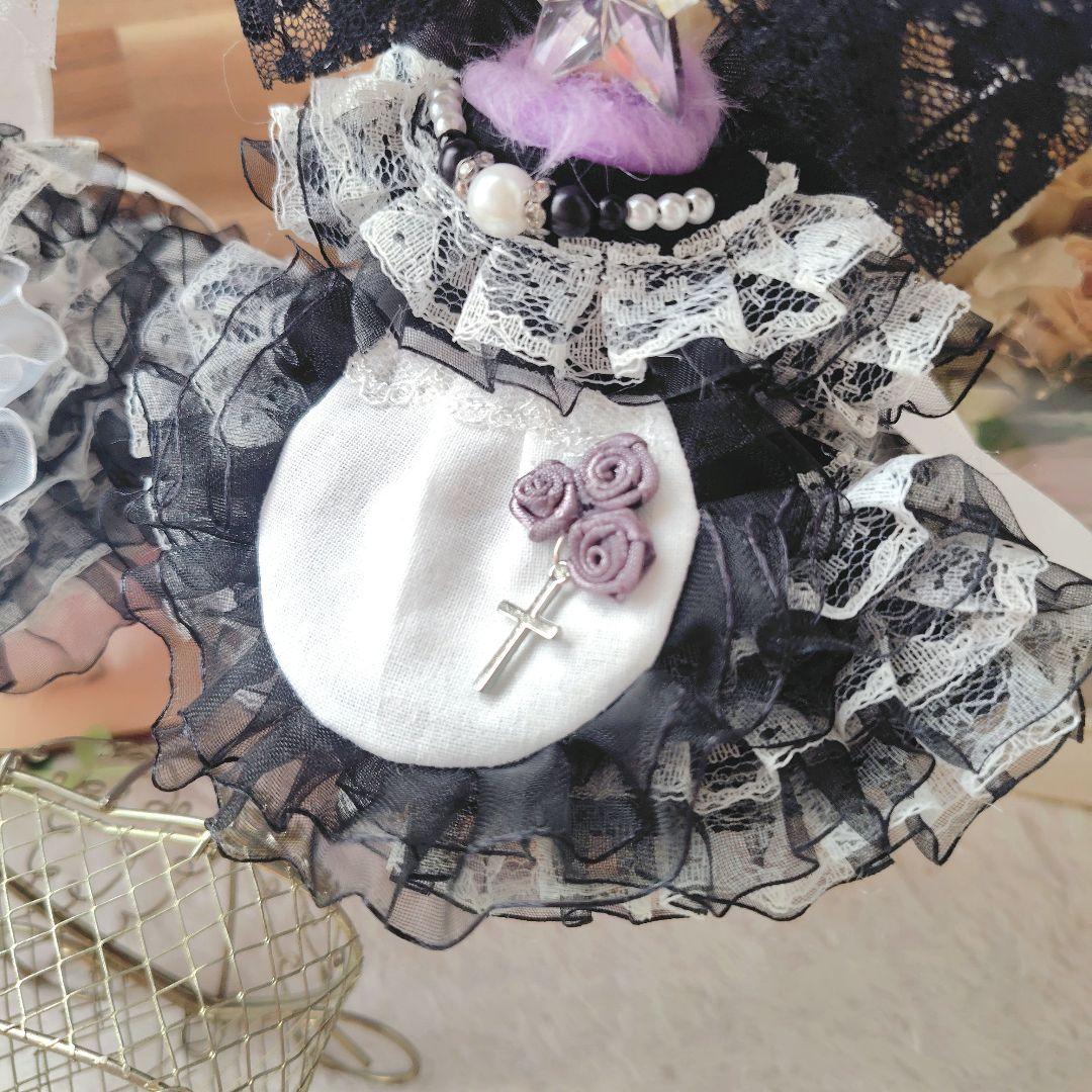 【特別セット】エプロン付き　お揃いコーデ　ドレス　１６cm　ぬい服