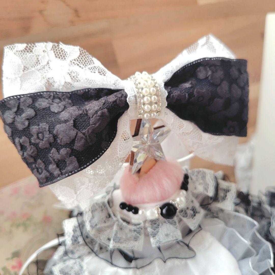 【特別セット】エプロン付き　お揃いコーデ　ドレス　１６cm　ぬい服