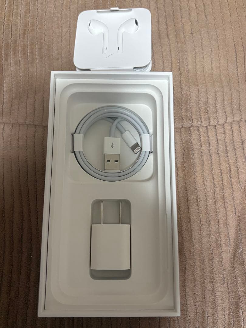 【外観美品/フィルム付】iPhone X シルバー ジャンク 箱付 リンゴループ