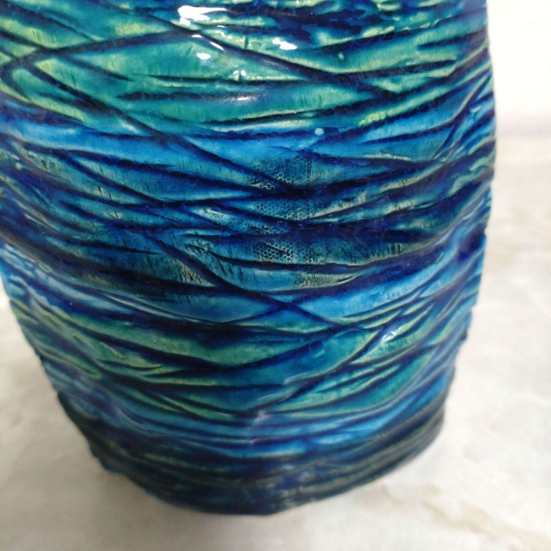 未使用品 BITOSSI社製 イタリア リミニブルー 梟 FLAVIA 置物3