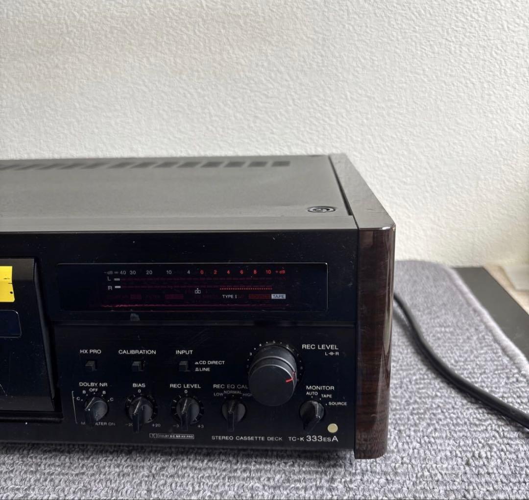 Sony ソニー TC-K333ESA 通電のみ確認　現状、ジャンク品　#1