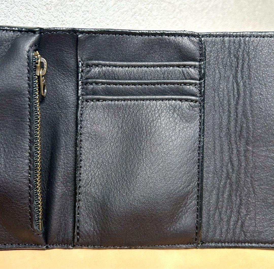 トラッカーウォレット　ミドル　ショートトラッカー　牛革　本革　コンパクト財布