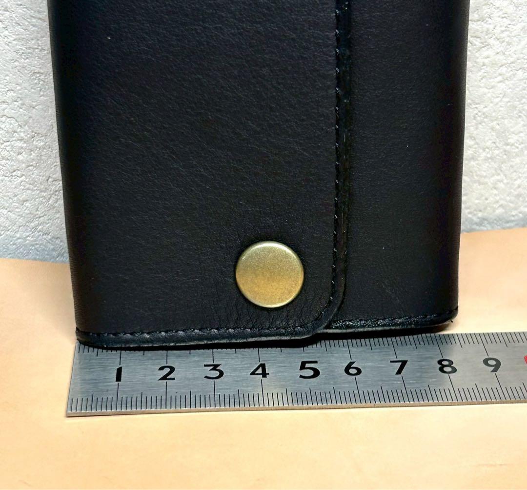 トラッカーウォレット　ミドル　ショートトラッカー　牛革　本革　コンパクト財布