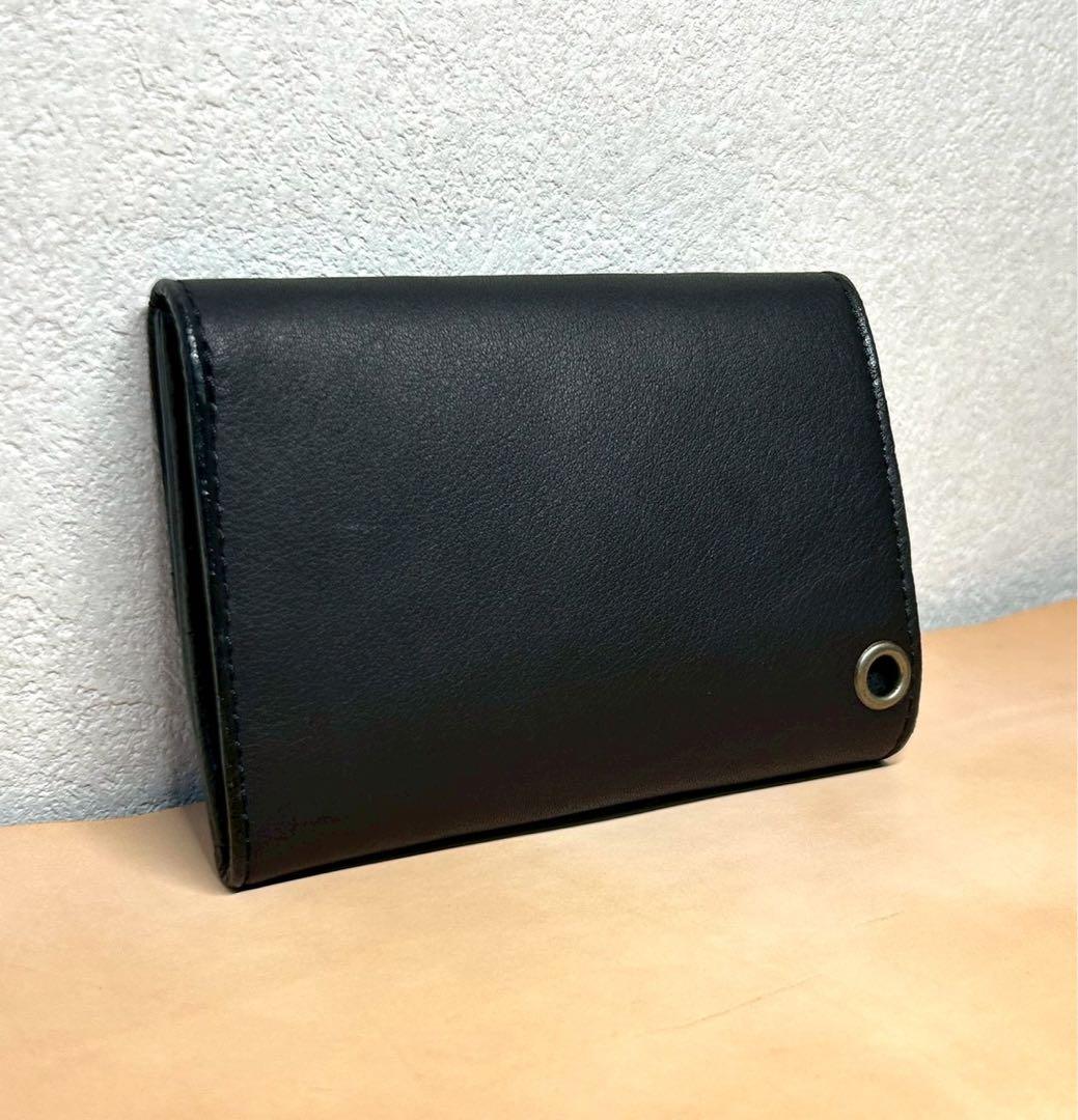 トラッカーウォレット　ミドル　ショートトラッカー　牛革　本革　コンパクト財布