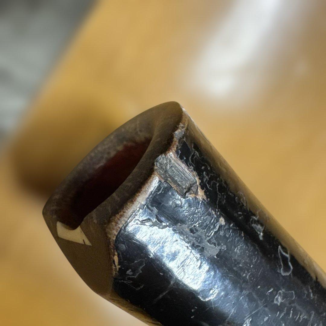 尺八本体 赤と黒 竹製