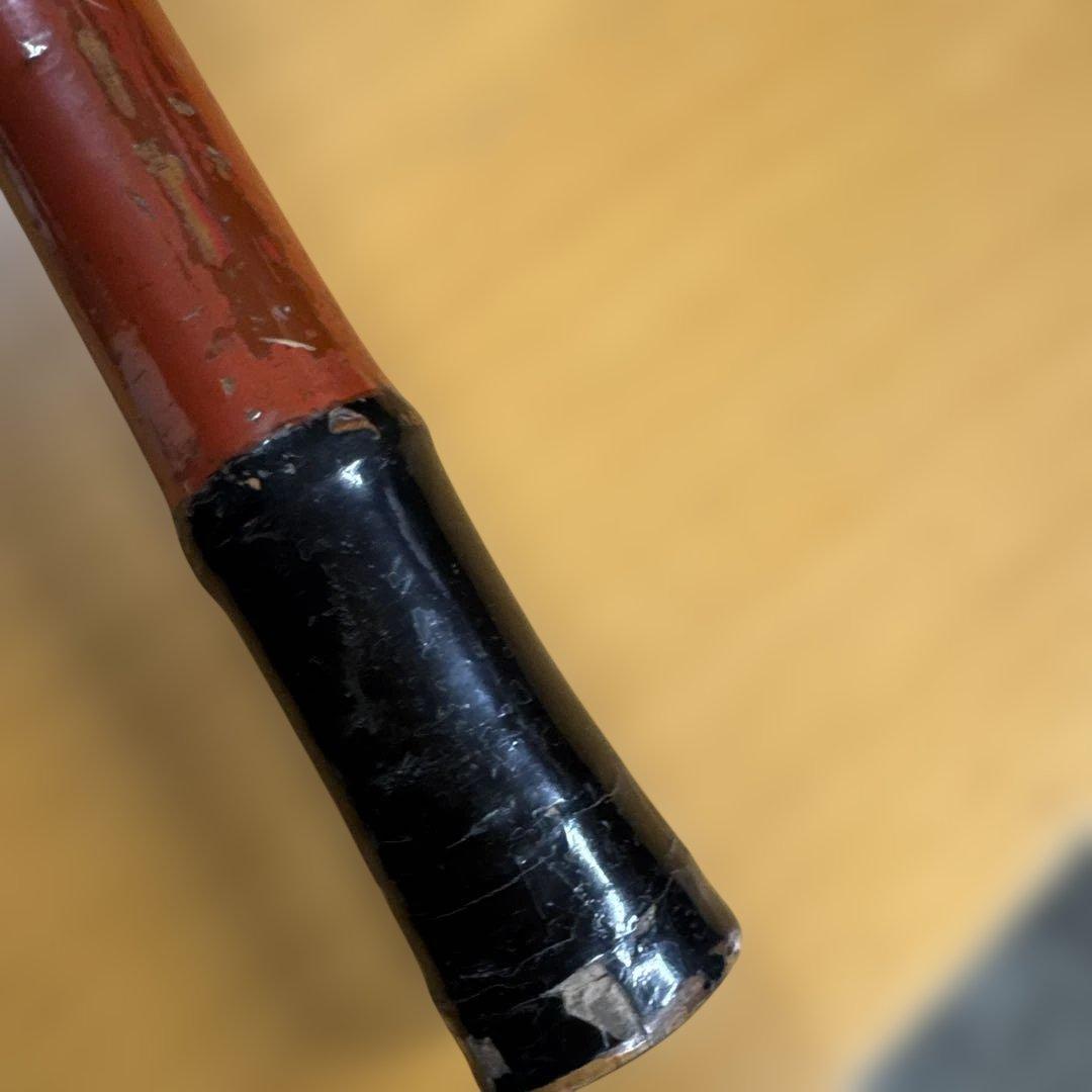 尺八本体 赤と黒 竹製