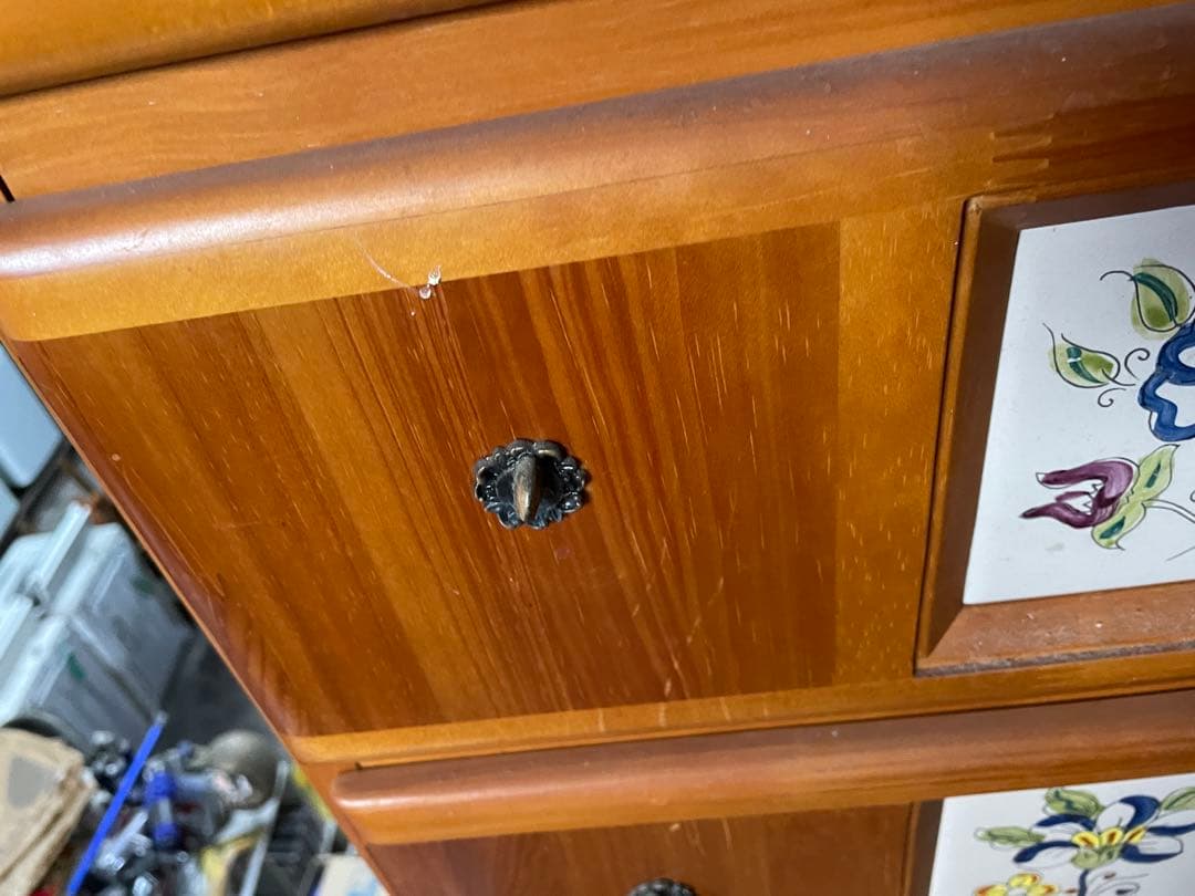 ★ 木製 バレンシア チェスト タイル パイン 箪笥 タンス 北欧 風 引出