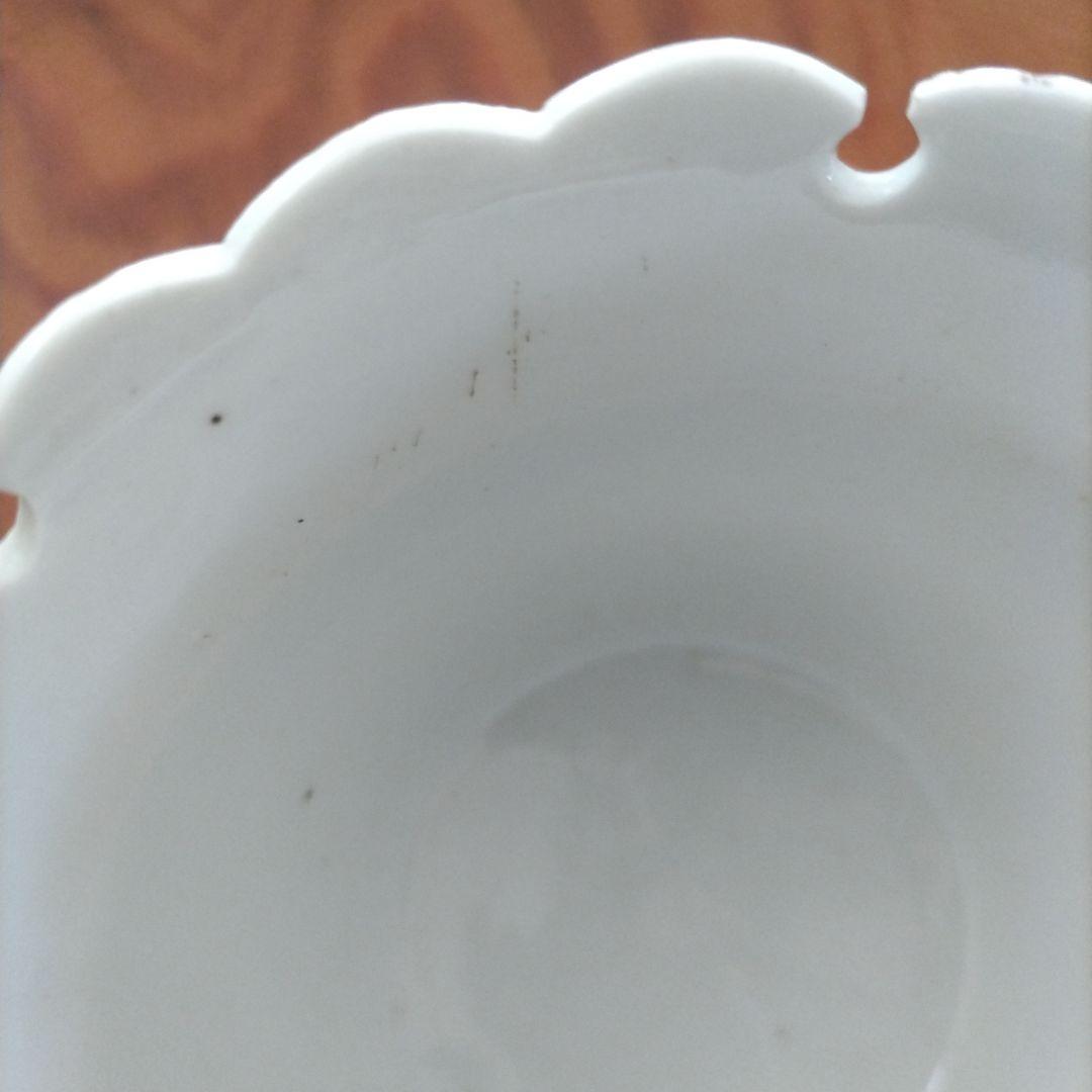 ★ 大珍品 雪輪 白磁 向付 江戸期 アンティーク 骨董