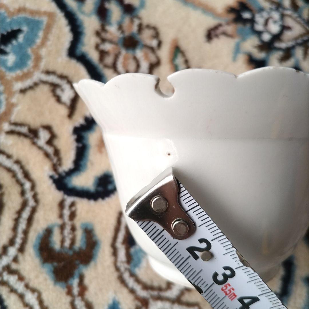 ★ 大珍品 雪輪 白磁 向付 江戸期 アンティーク 骨董