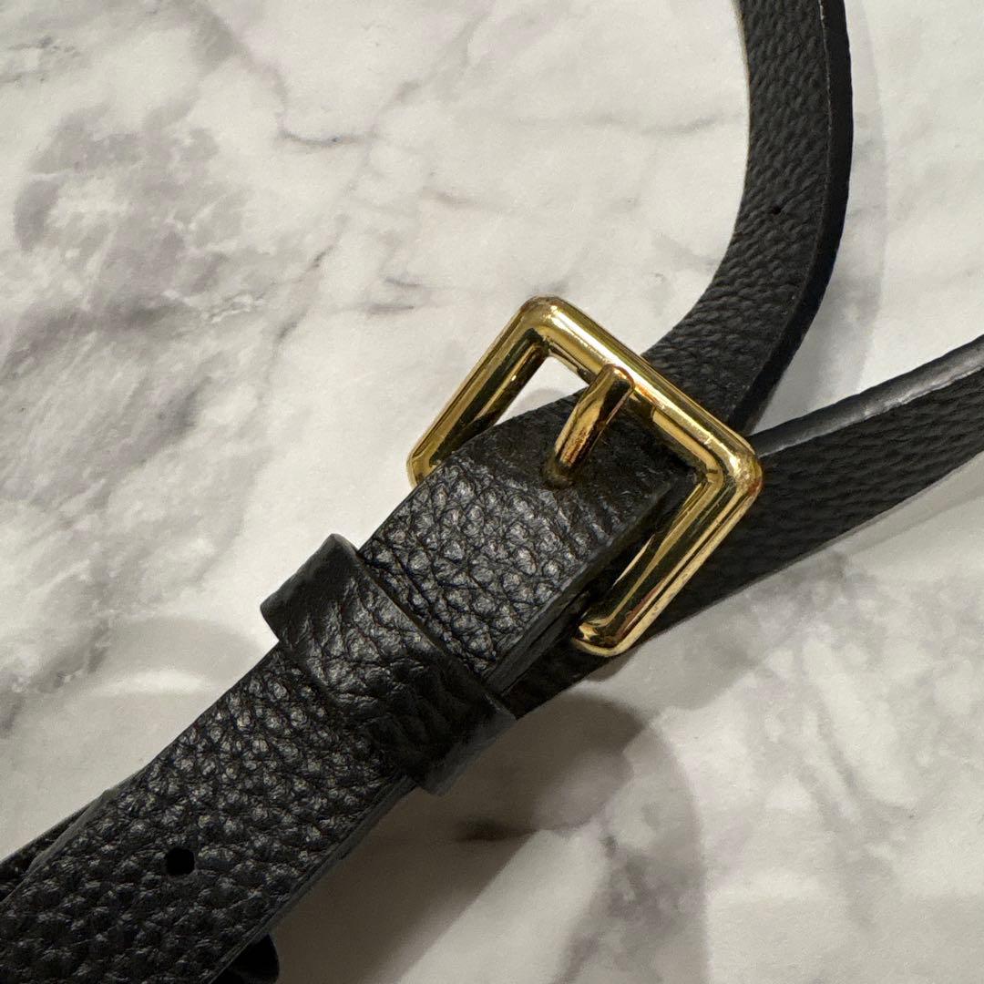 値下げ！BANDOLIER ブラック レザー iPhone15ケース