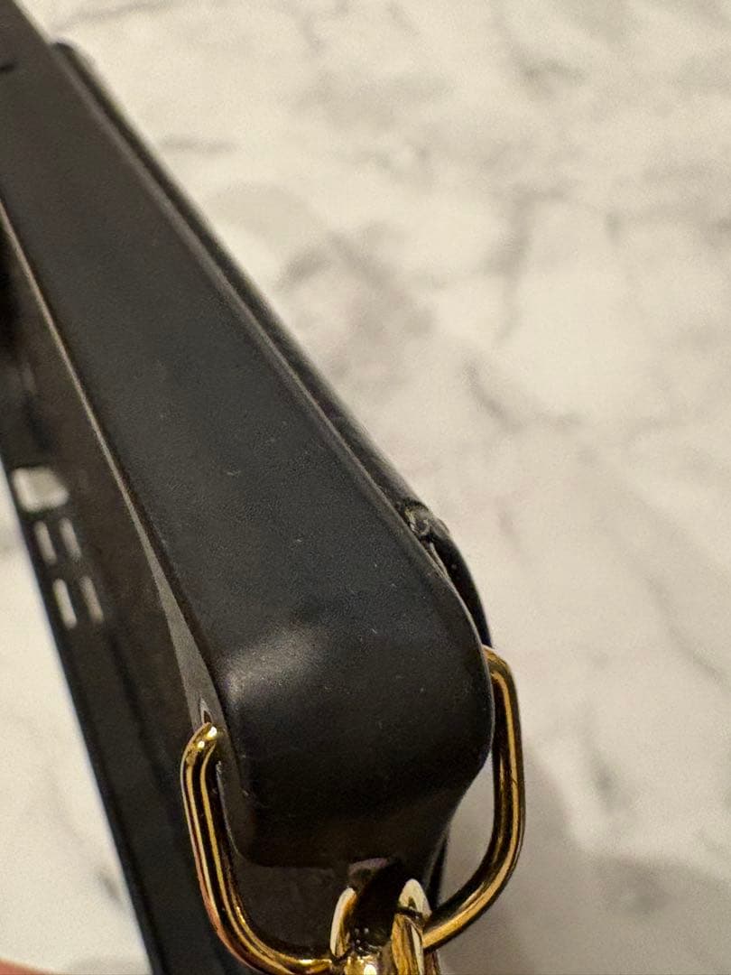 値下げ！BANDOLIER ブラック レザー iPhone15ケース