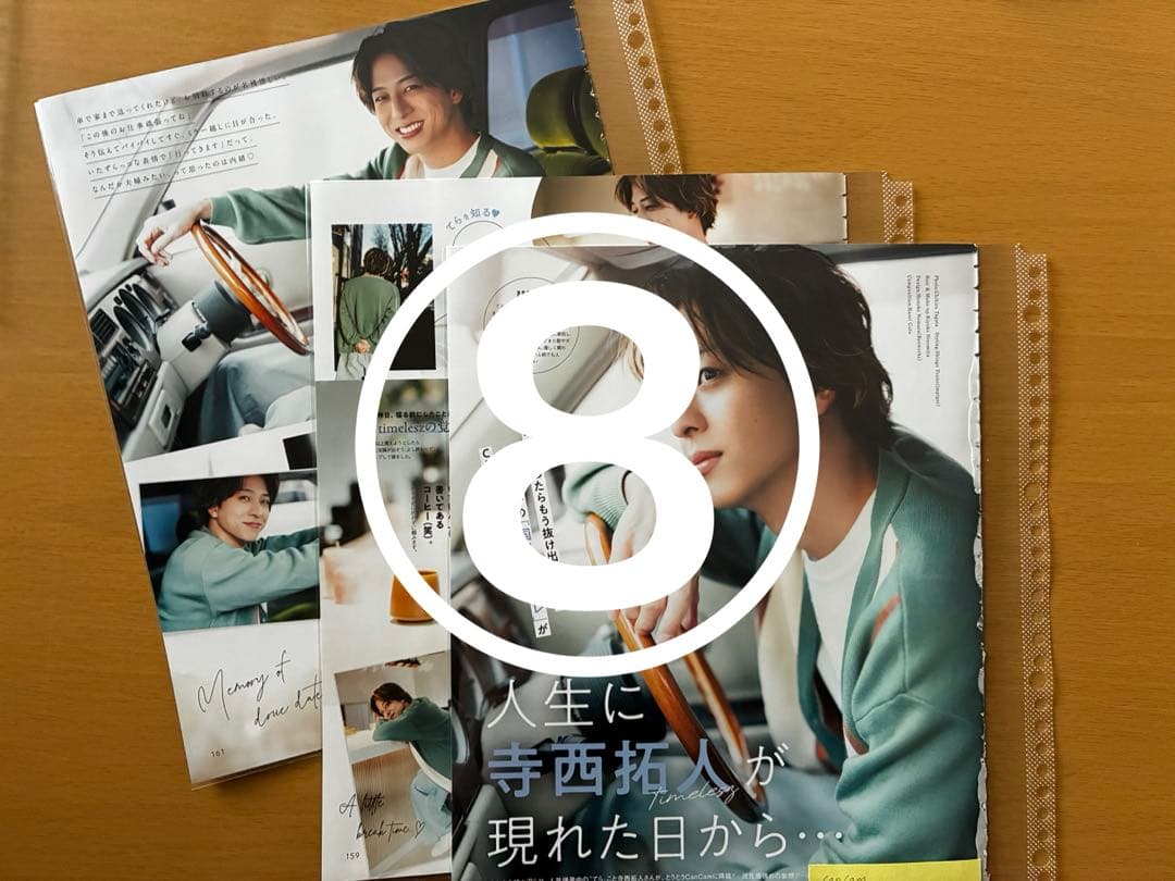 寺西拓人　雑誌　切り抜き timelesz