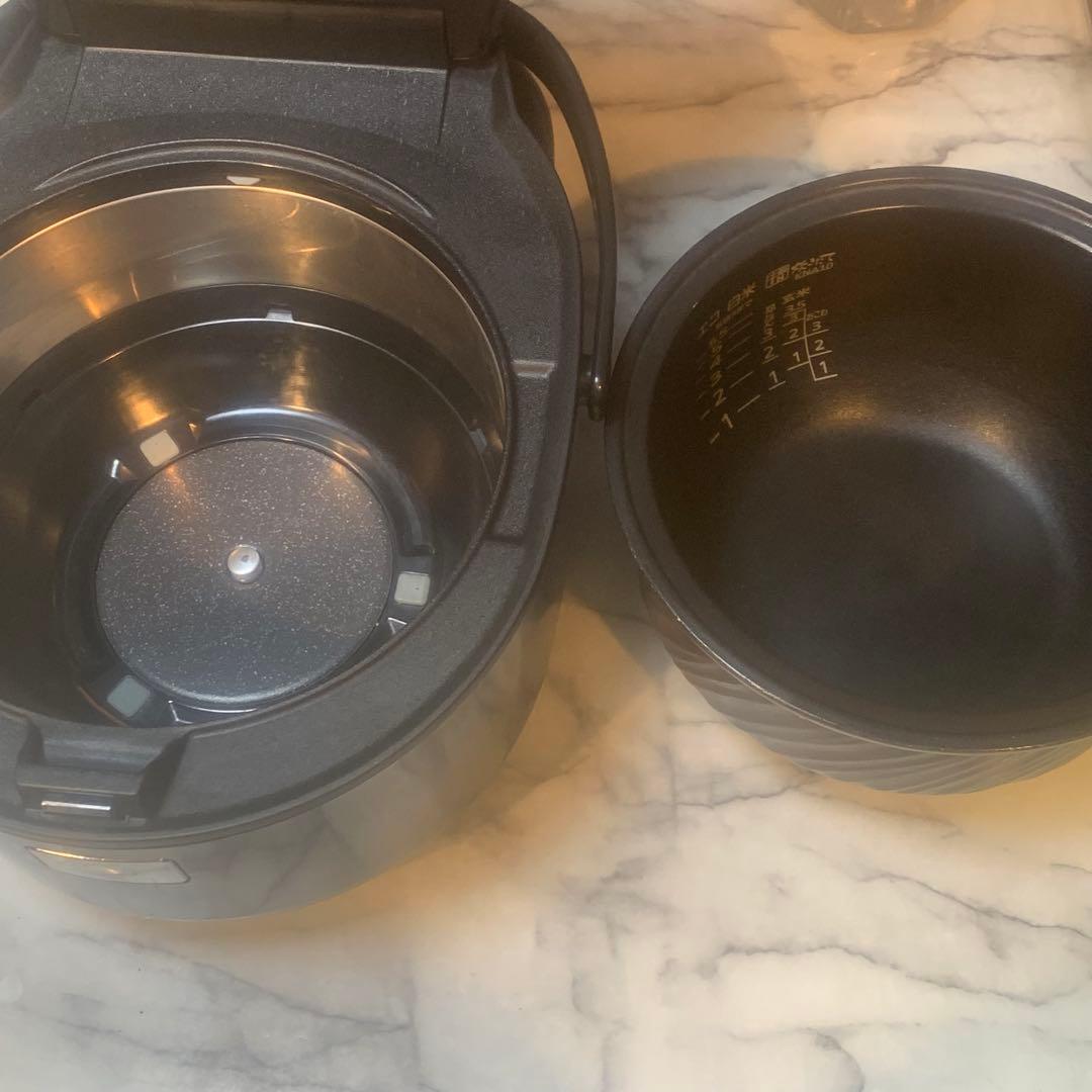 良品■TIGER土鍋IH炊飯器 5.5合炊き 炊きたてJKN-G100■炊飯確認