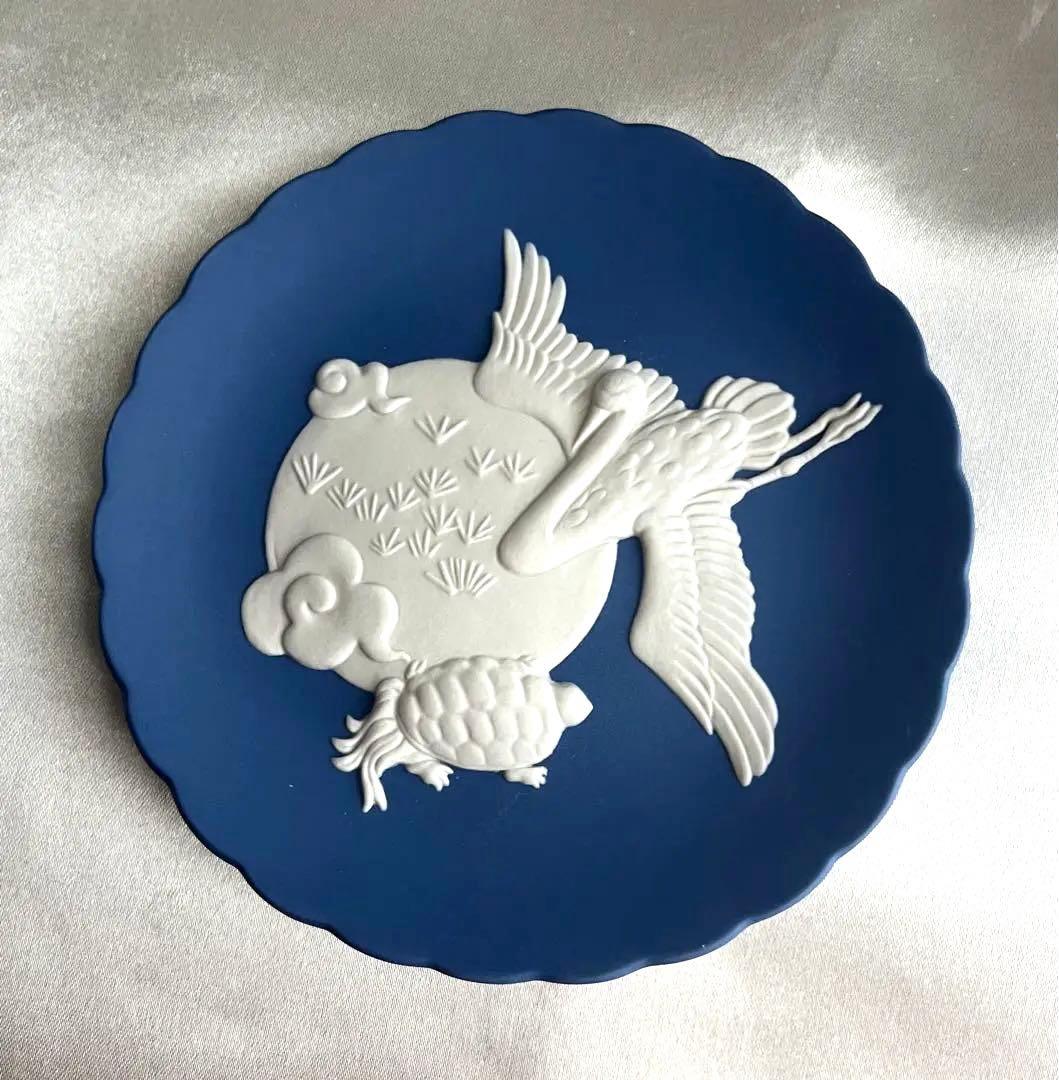 【未使用】稀少★ウェッジウッド　ジャスパーフェスティバルトレイ　ニューイヤー