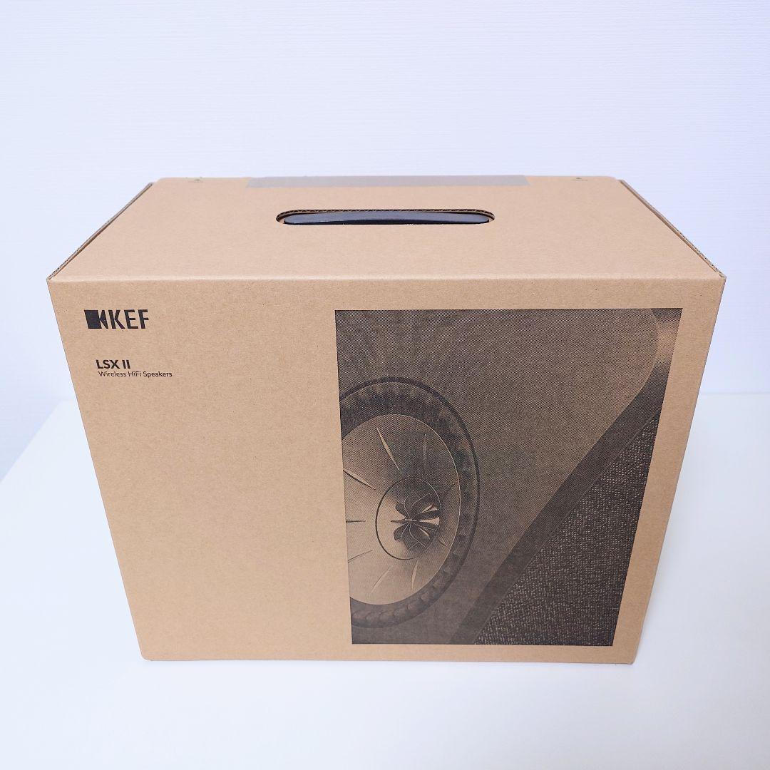 KEF LSX II ワイヤレスHiFiスピーカー ミネラルホワイト