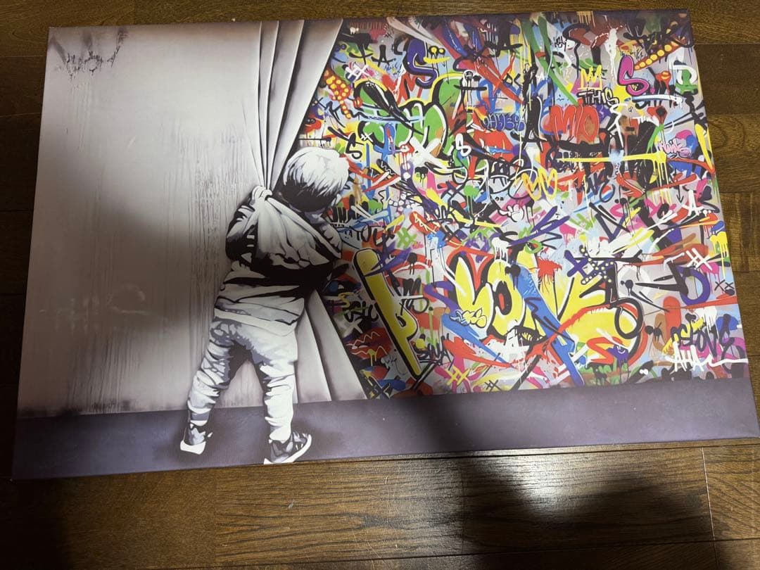 バンクシー　アートボード　アートパネル　セット