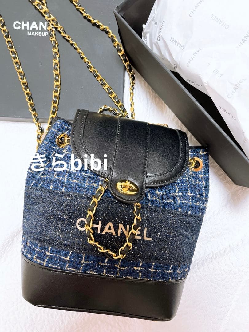 【非売品】CHANEL ビューティーノベルティ ツイード バッグ リュック