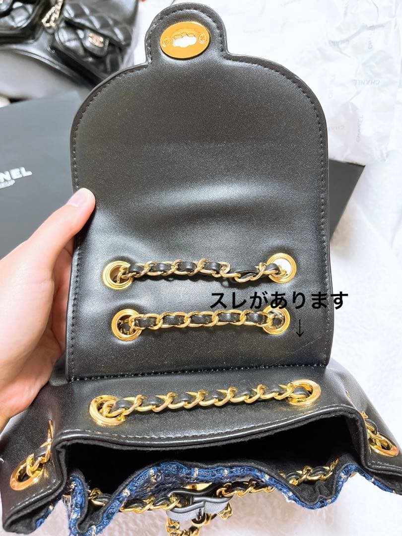 【非売品】CHANEL ビューティーノベルティ ツイード バッグ リュック