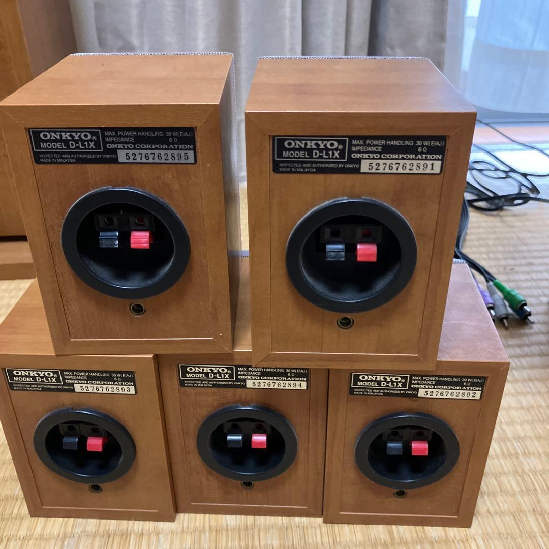 ONKYO 5.1chサラウンドスピーカーセット　PR-155 SWA-155他