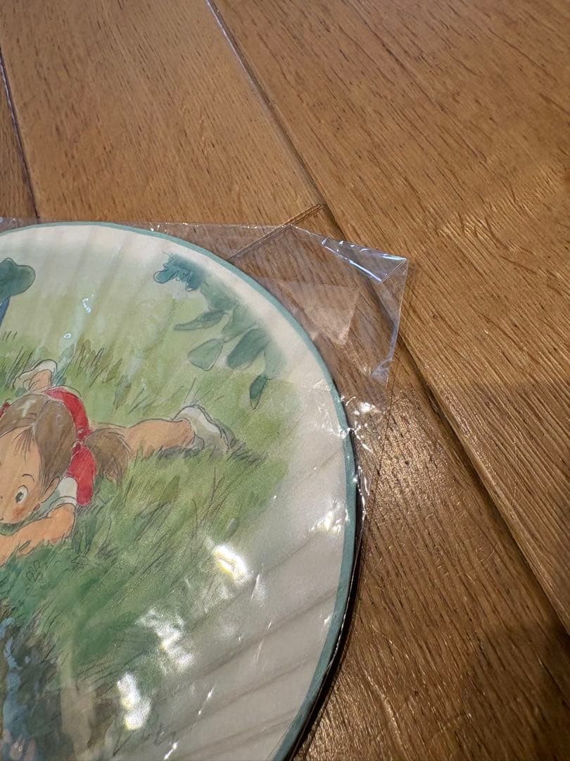 レア　新品未開封　ジブリ　うちわ　となりのトトロ　トトロ　メイちゃん　竹製