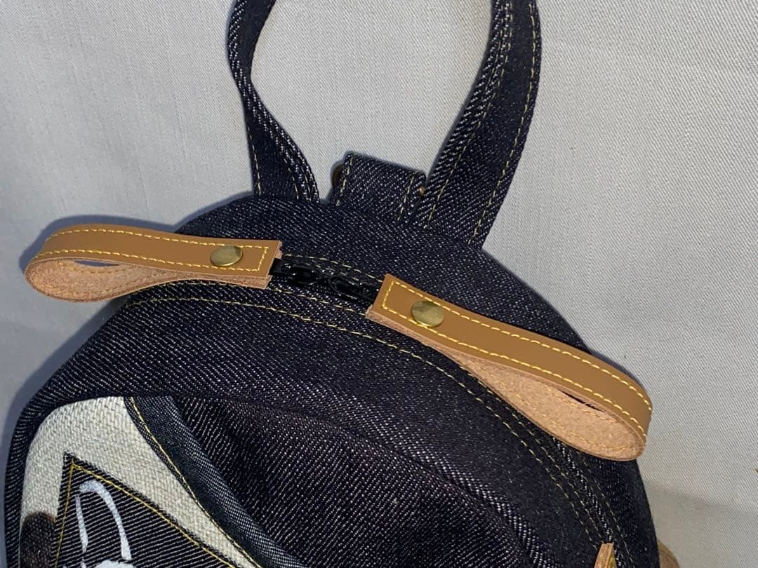 ☆岡山デニム☆フレブル☆ステンシル♪リュックorワンショルダーバッグ