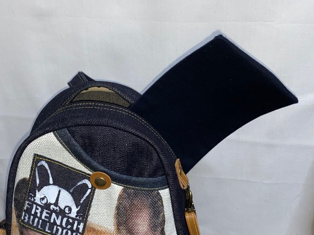 ☆岡山デニム☆フレブル☆ステンシル♪リュックorワンショルダーバッグ