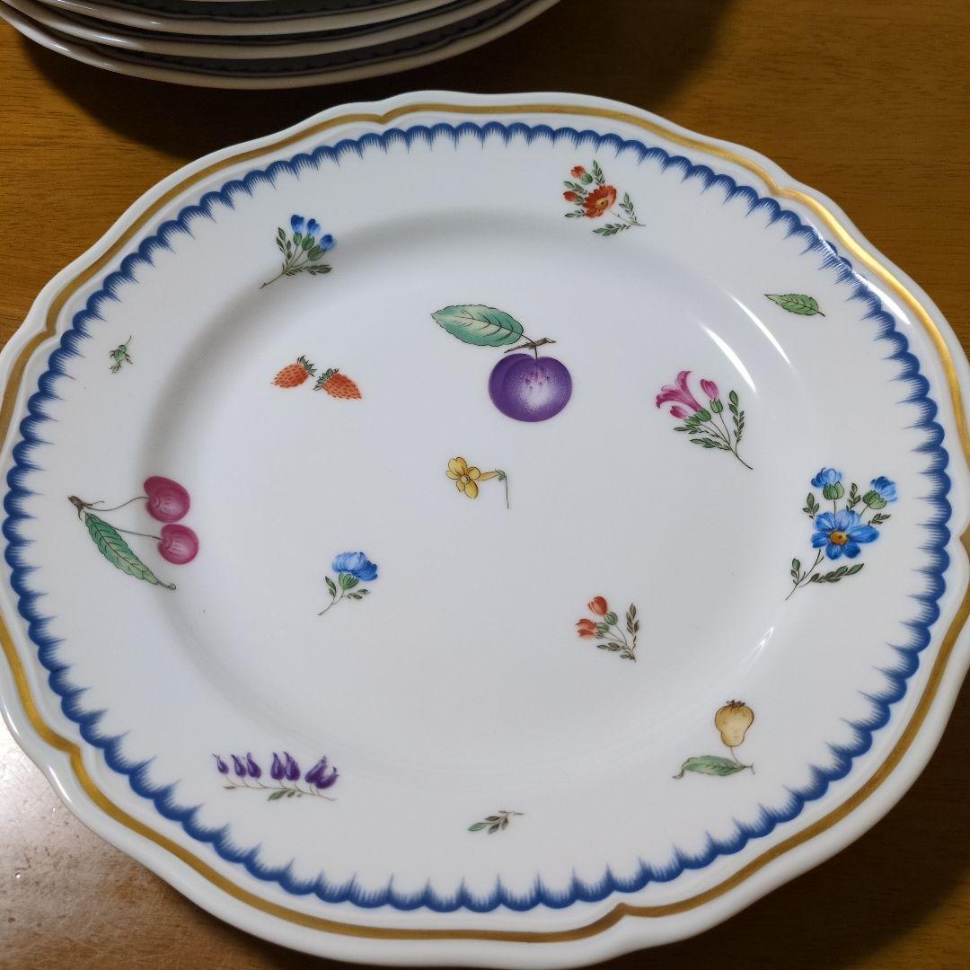 リチャードジノリ　イタリアンフルーツ　プレート　食器　24センチ 6枚