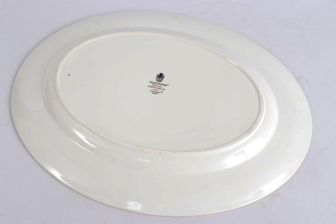  ウェッジウッド コロンビアセージグリーンオーバルプレート大皿