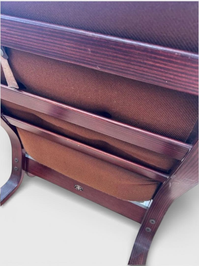 719 フジファニチア AGIO アージオ モダン 本革チェア　富士　ソファ　茶