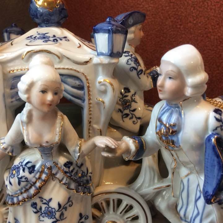 ※値引き致しました！アンティーク 置物 馬車