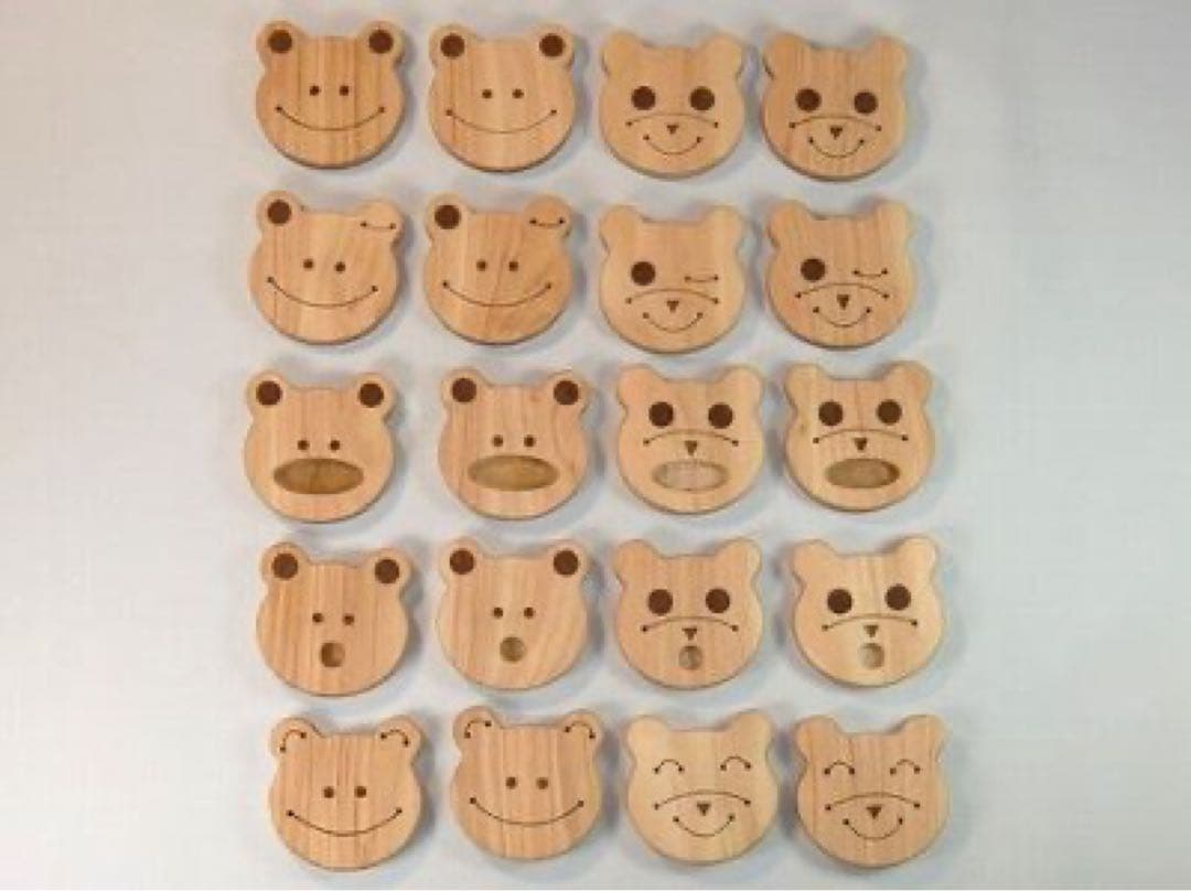 けいかお　木のおもちゃ　メモリーゲーム　神経衰弱　知育玩具