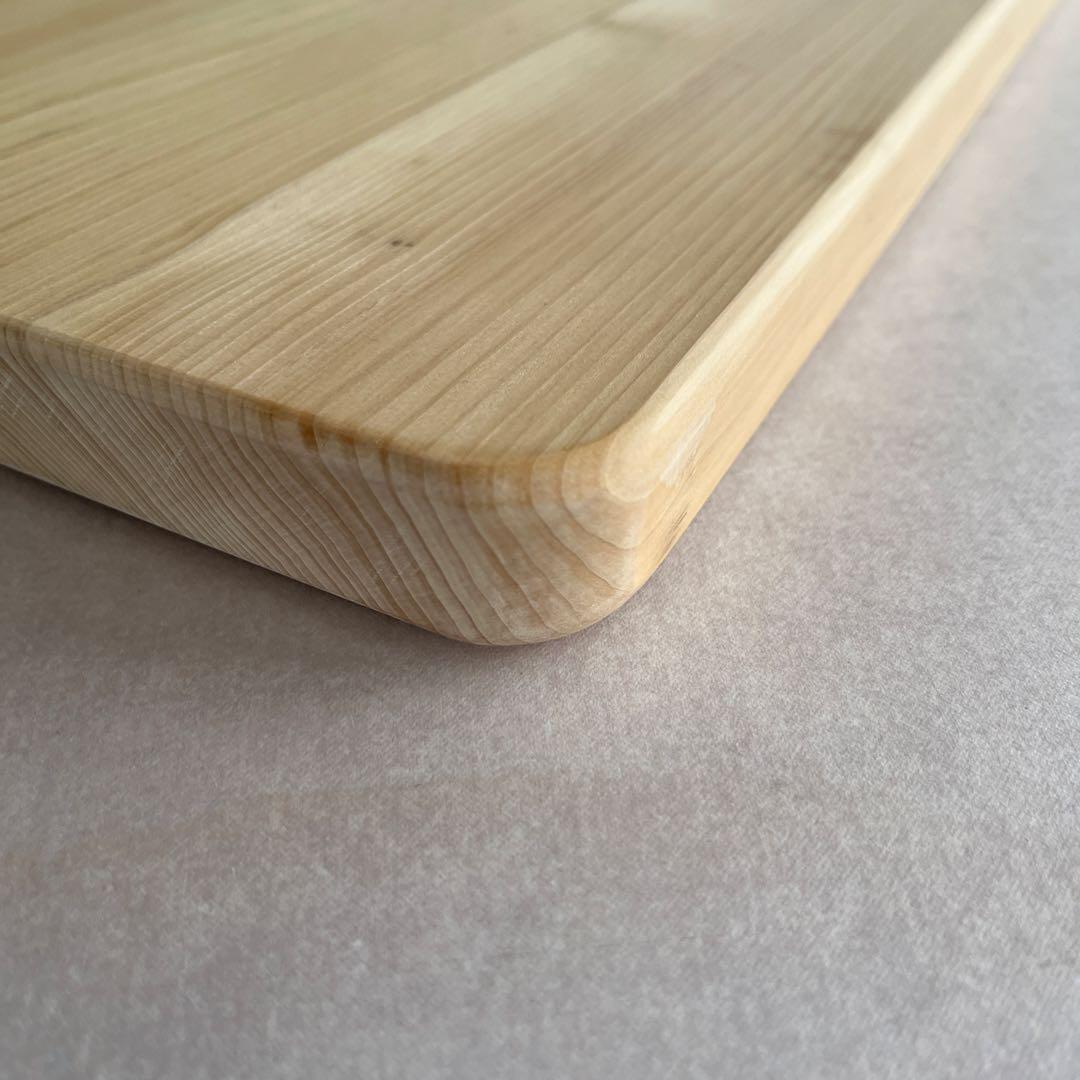 青森ひばまな板一枚板 追い柾目