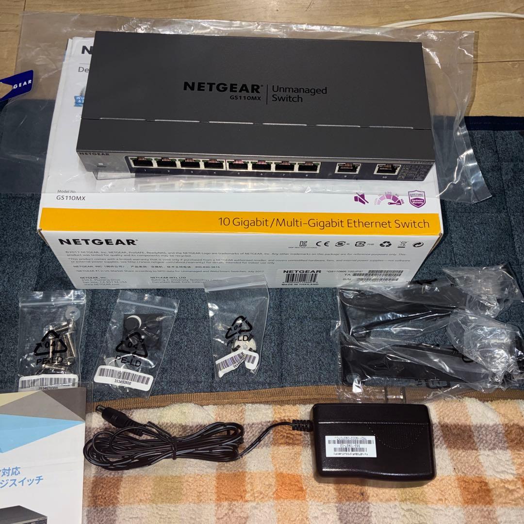 NETGEAR GS110MX 8ポート スイッチングハブ