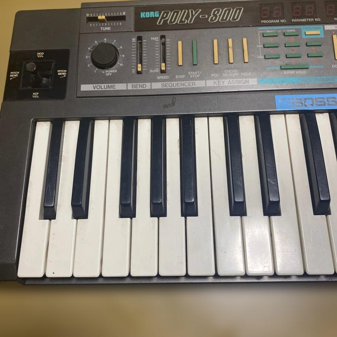【ジャンク】KORG POLY-800 シンセサイザー 61鍵