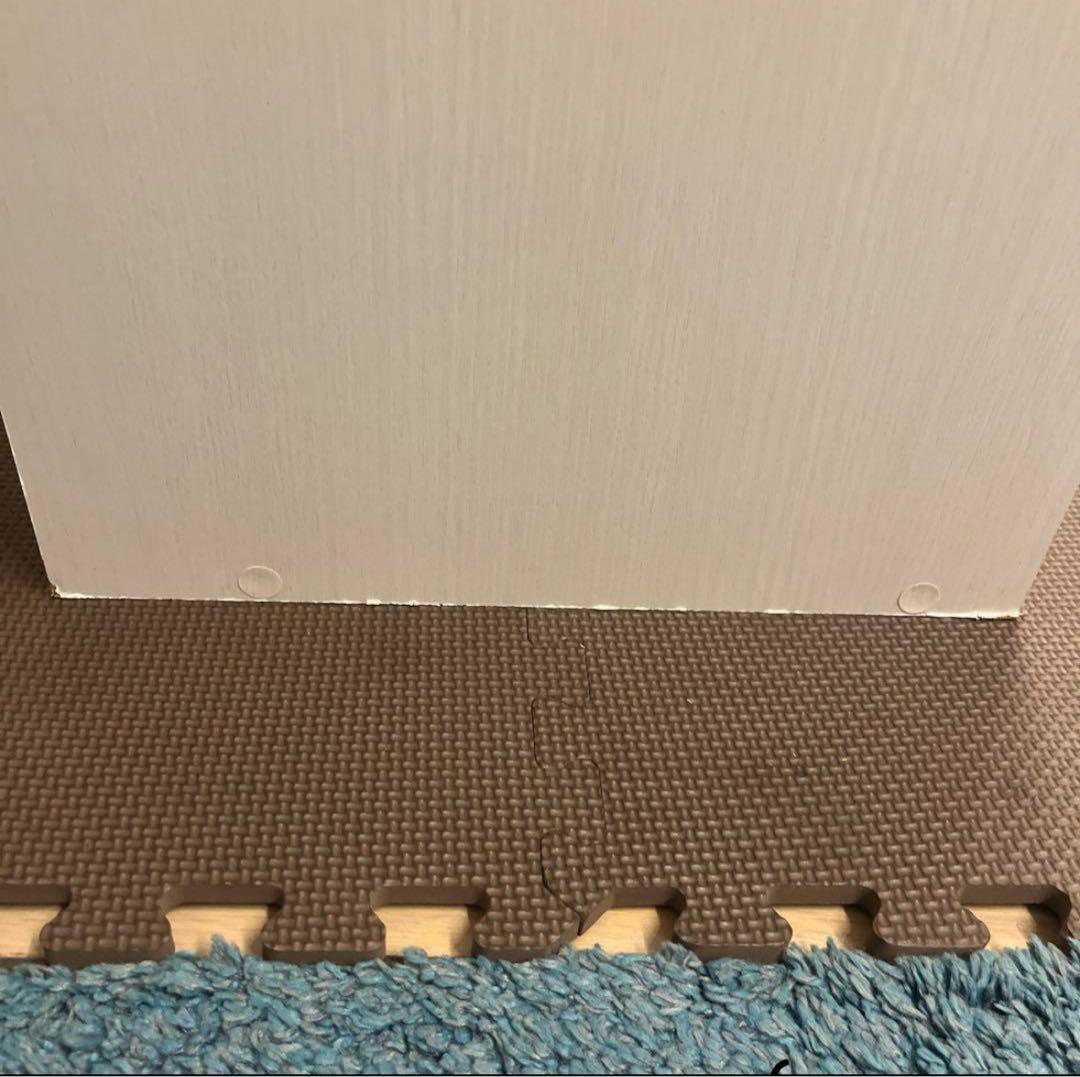 木製ラック ガラス扉付き 収納棚