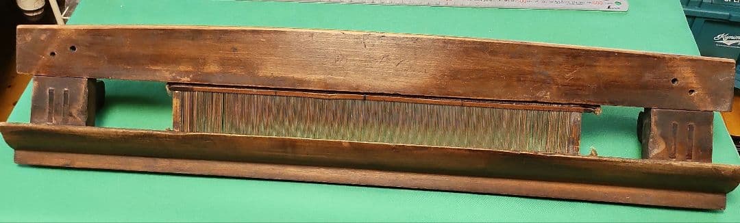 機織り道具 地機用筬框 約70cm　竹筬はオマケです 価格相談可‼