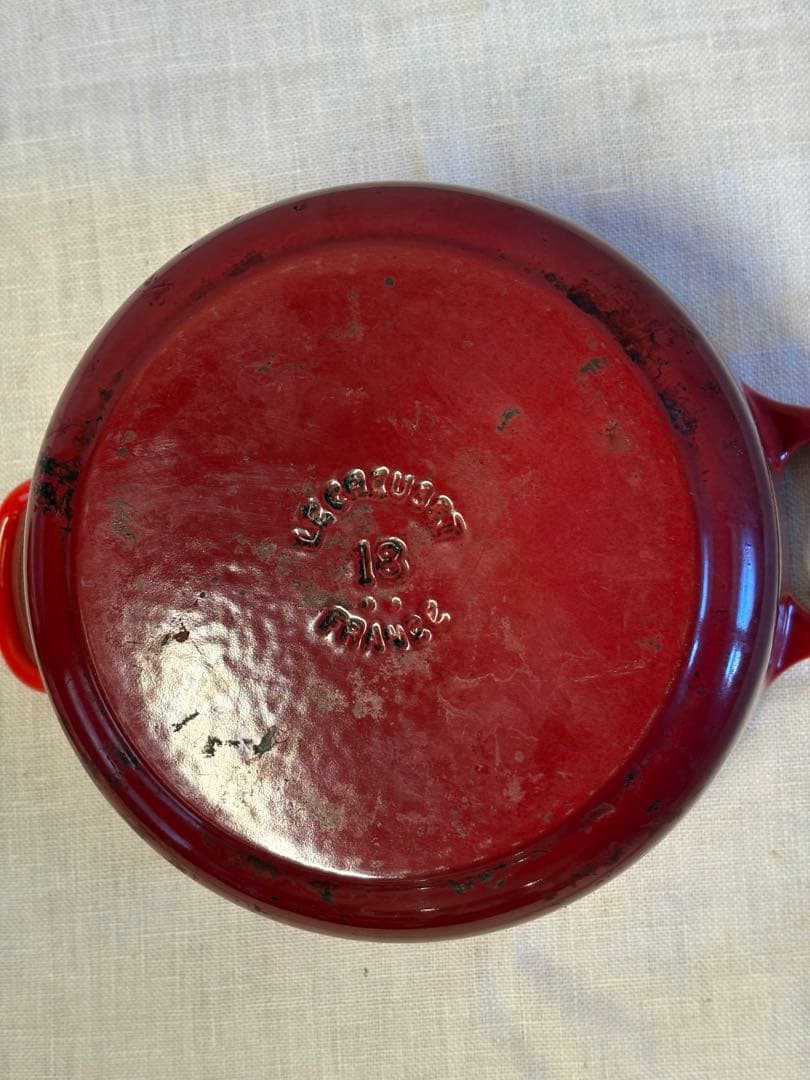 Le Creuset ル・クルーゼ　ココット・ロンド　18cm チェリーレッド