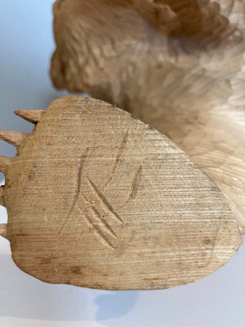 木彫熊　怒り熊　不藤清　阿寒