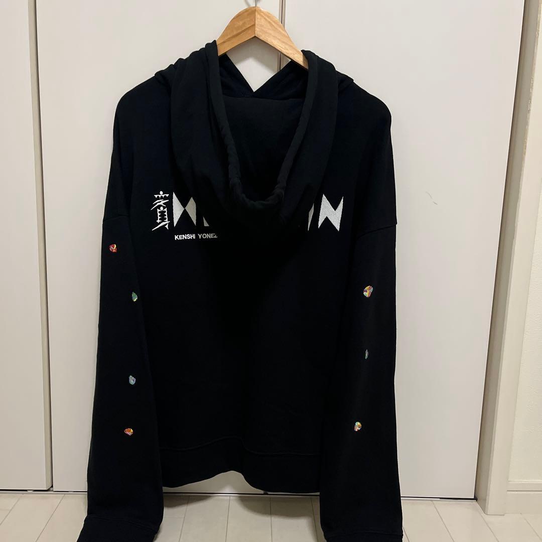【大幅値下げ！美品】 米津玄師　宝石パーカー　黒　変身　ライブツアー2022