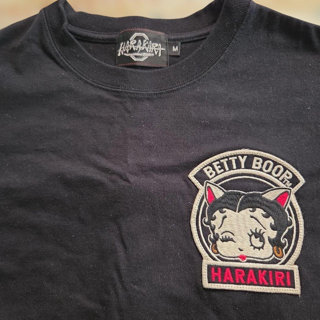 HARAKIRI ベティ・ブープ Tシャツ 黒