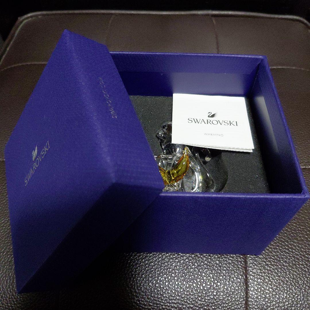 希少❗SWAROVSKI スワロフスキー 置物 サルとバナナ❤