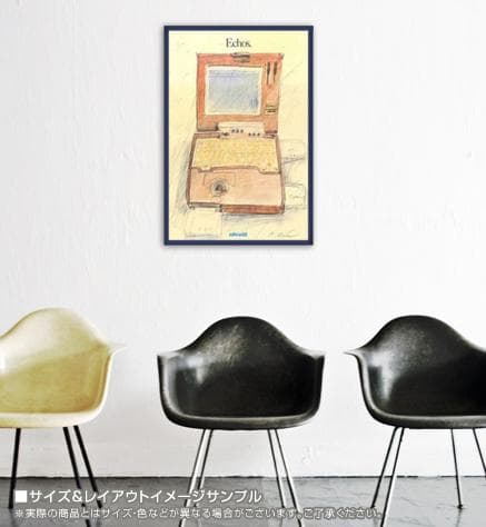 Echos olivetti/1993/ミケーレ デ ルッキ/ポスター