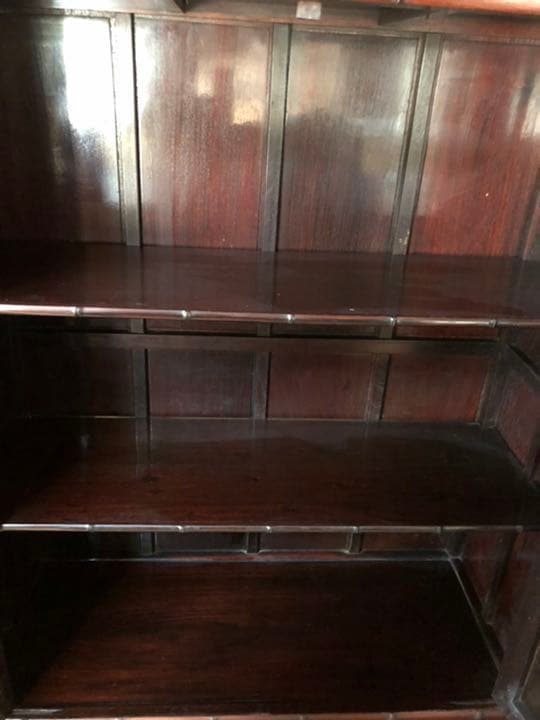 黒檀書棚　骨董品