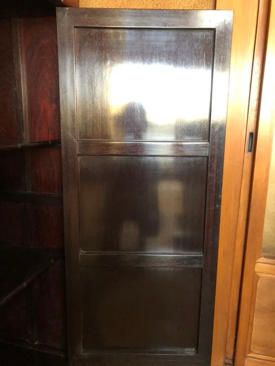 黒檀書棚　骨董品