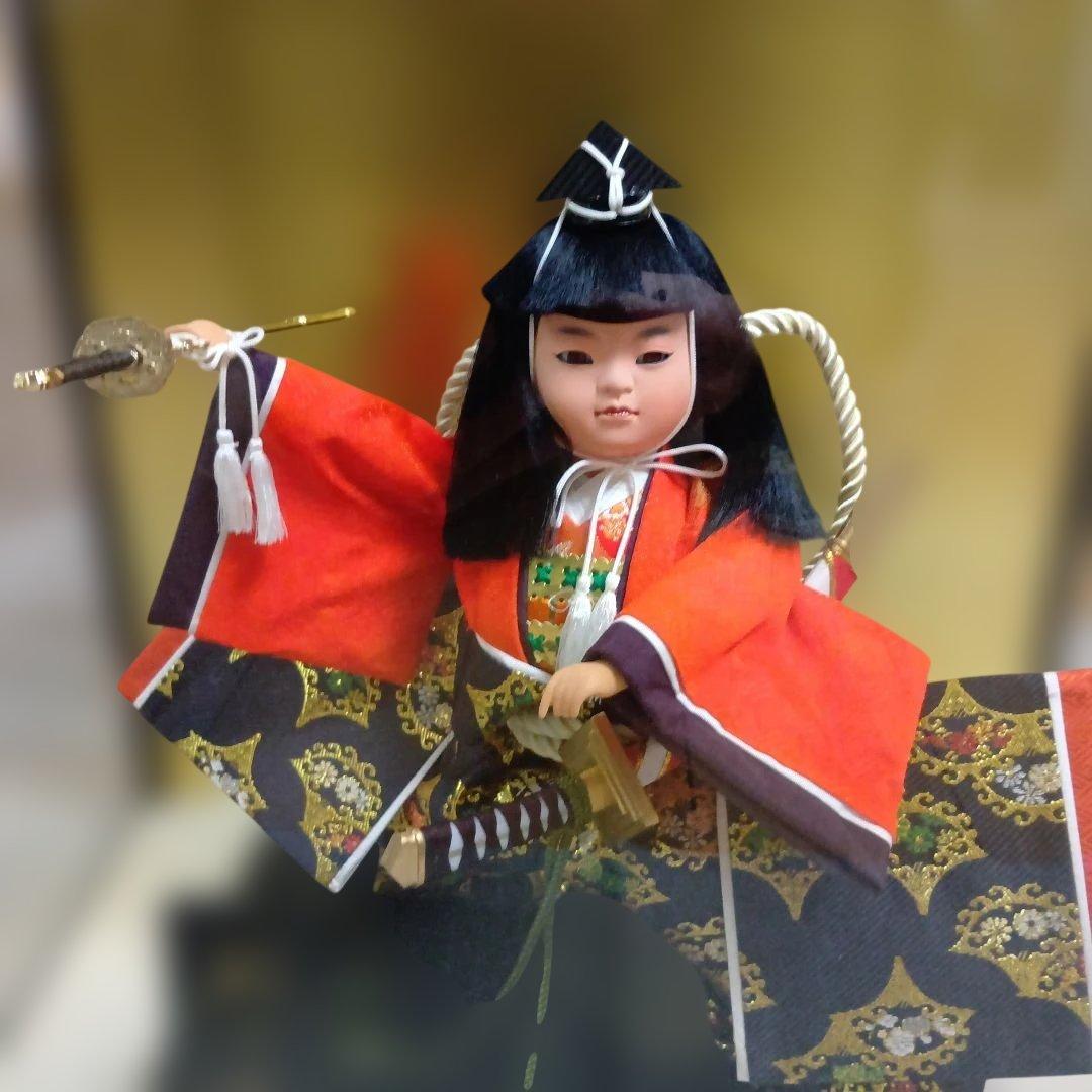 日本人形 剛の暫 祐月作 7号