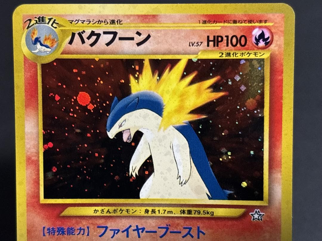 【美品】メガニウム、バクフーン、オーダイル他6枚　旧裏