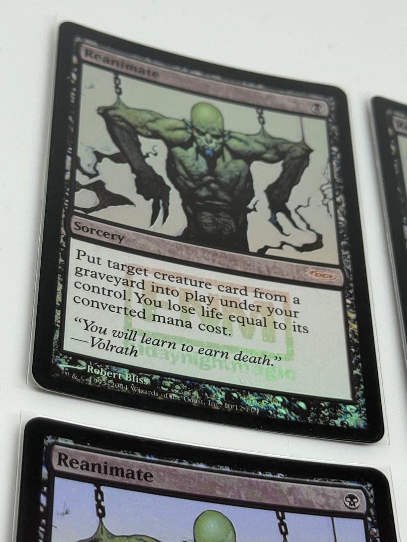 【Foil】《再活性/Reanimate》(FNM)[DCIマーク] 4枚セット
